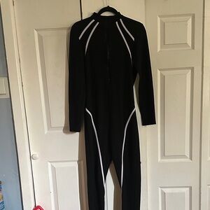 Fashion Nova Black and White Jumpsuit